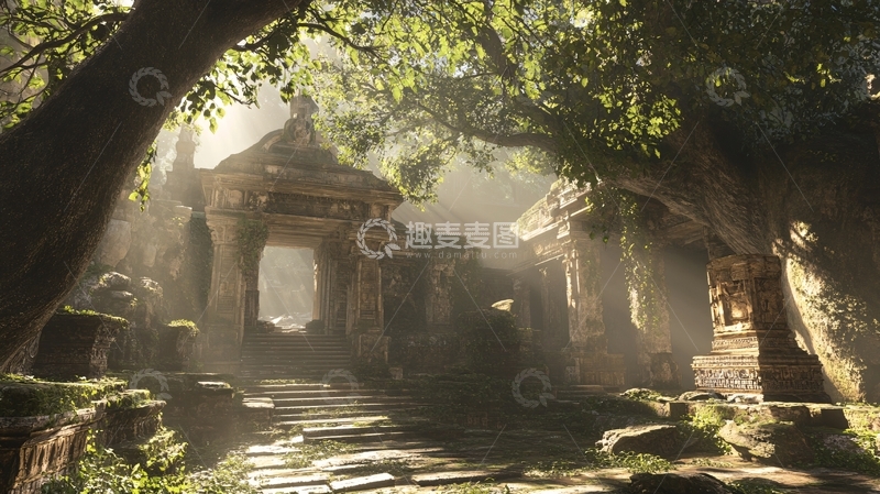 高清大图下载【趣麦麦图】失落的神庙