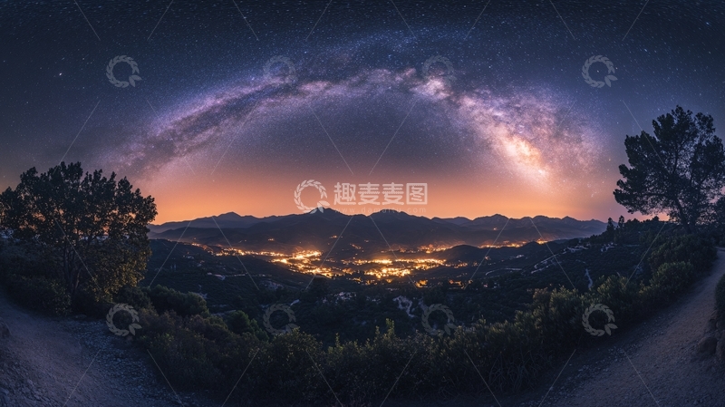 高清大图下载【趣麦麦图】银河系一亿像素全景图1