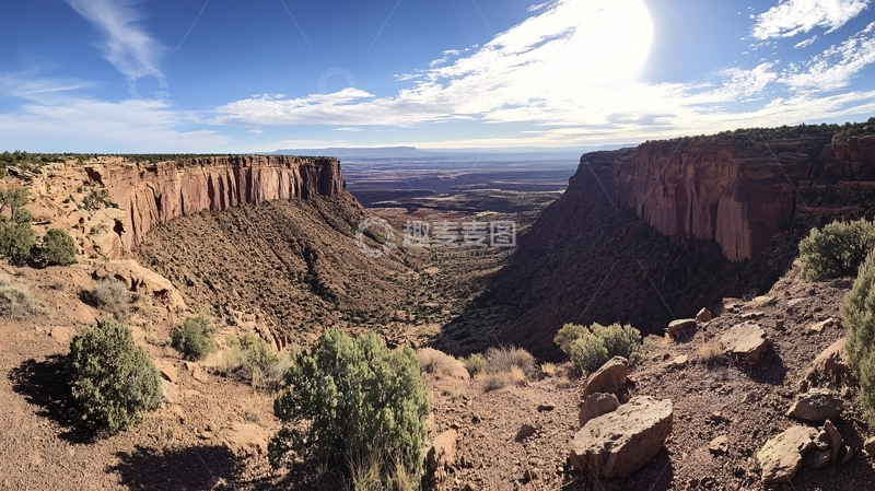 高清大图下载【趣麦麦图】峡谷全景图1