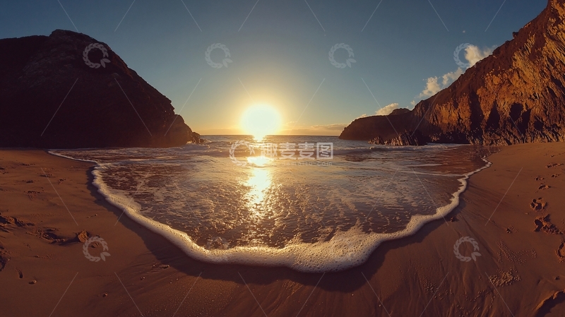 高清大图下载【趣麦麦图】超全景大海