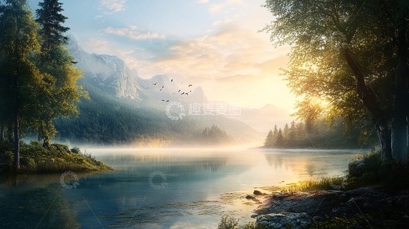 高清大图下载【趣麦麦图】宽屏风景画93