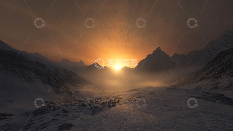 高清大图下载【趣麦麦图】云海山脉8