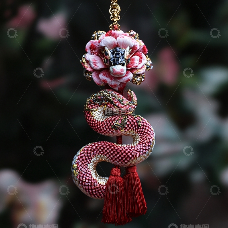 高清大图下载【趣麦麦图】龙年汽车挂饰