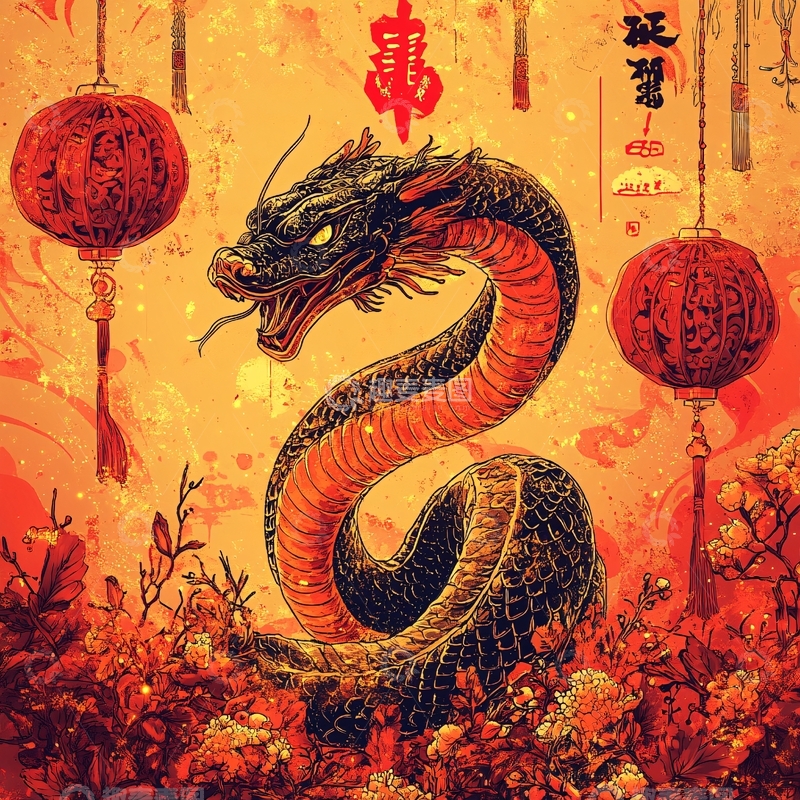 高清大图下载【趣麦麦图】龙年插画合集2