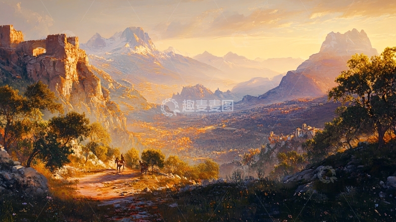 高清大图下载【趣麦麦图】风景原画7