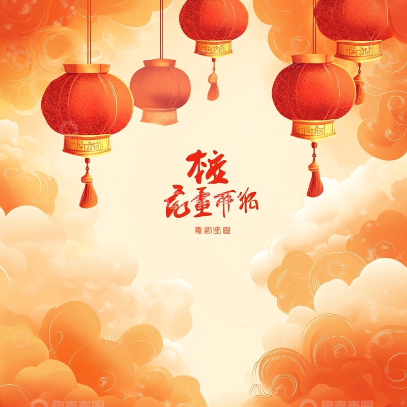 高清大图下载【趣麦麦图】元宵节主视觉