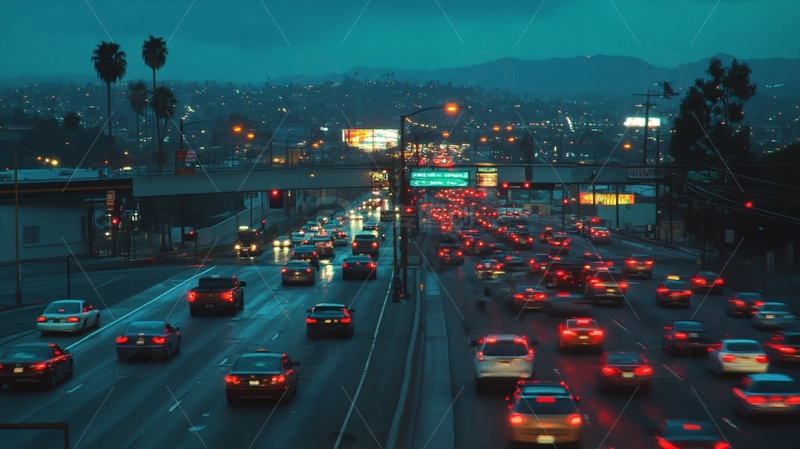 高清大图下载【趣麦麦图】洛杉矶交通5