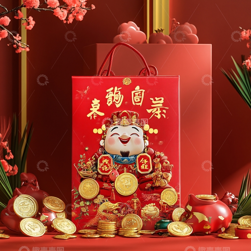 高清大图下载【趣麦麦图】鼠年礼袋