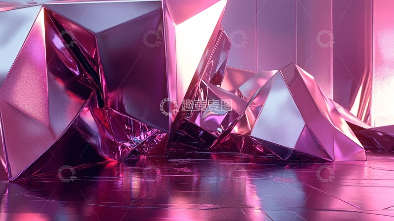 高清大图下载【趣麦麦图】几何金属家居设计