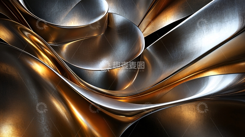 高清大图下载【趣麦麦图】金属质感高端
