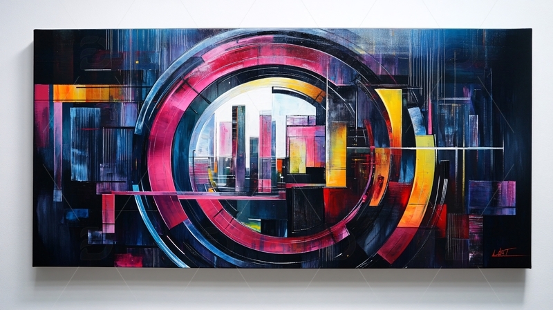 高清大图下载【趣麦麦图】未来城市科技线条