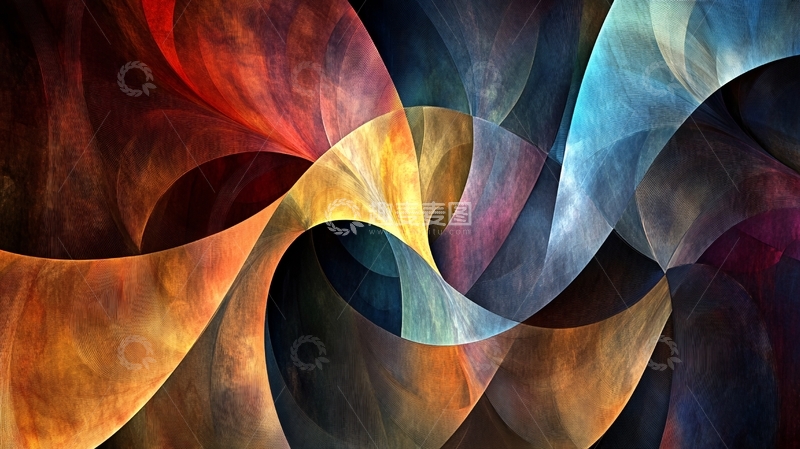 高清大图下载【趣麦麦图】抽象画壁纸电脑桌面