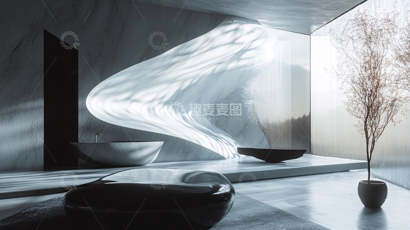 高清大图下载【趣麦麦图】软装禅意禅境现代