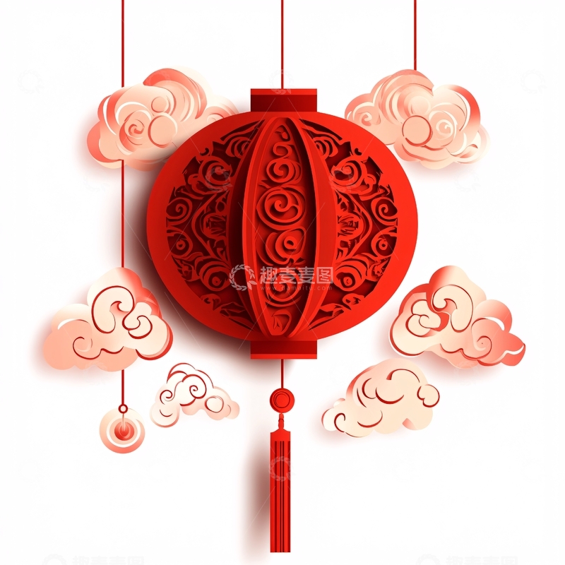 高清大图下载【趣麦麦图】红包海报装饰挂饰品