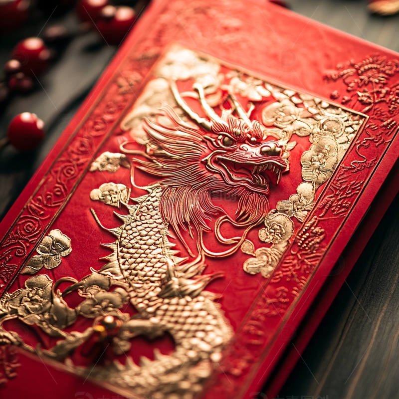 高清大图下载【趣麦麦图】龙年红包袋新年文创