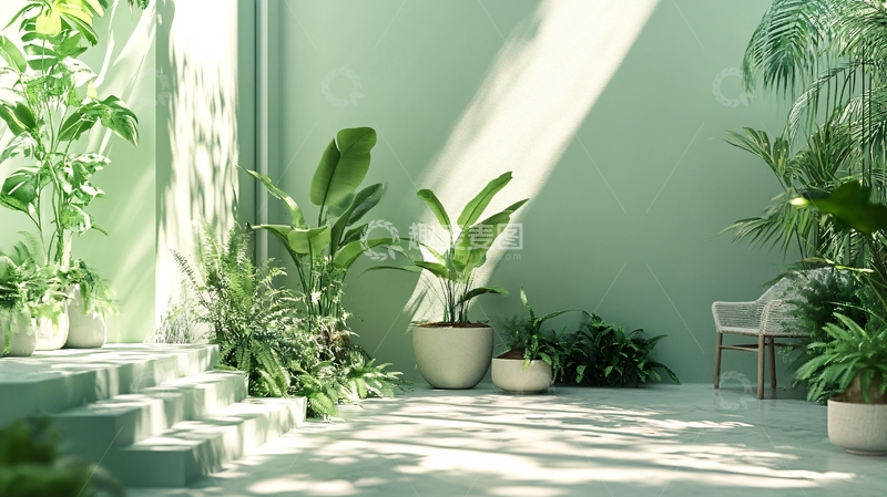 高清大图下载【趣麦麦图】室内植物端景7
