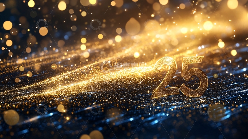 高清大图下载【趣麦麦图】新年数字背景