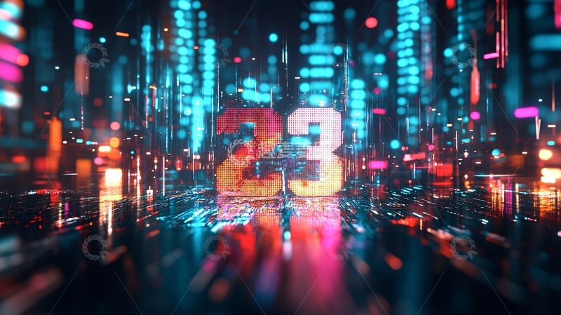 高清大图下载【趣麦麦图】地产开盘数字特效