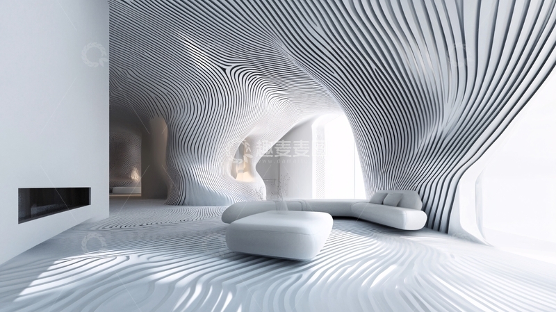 高清大图下载【趣麦麦图】未来家居线艺