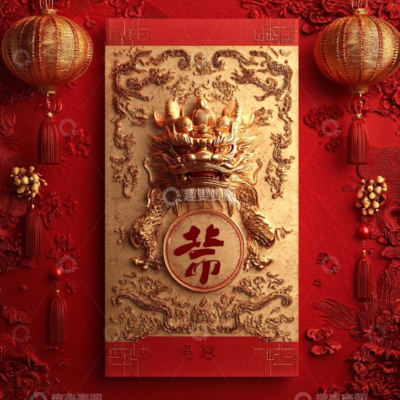 高清大图下载【趣麦麦图】年春节设计