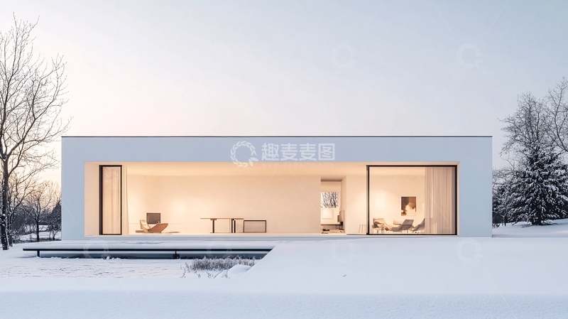 高清大图下载【趣麦麦图】极简主义住宅