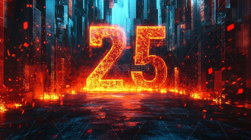 地产开盘数字特效1