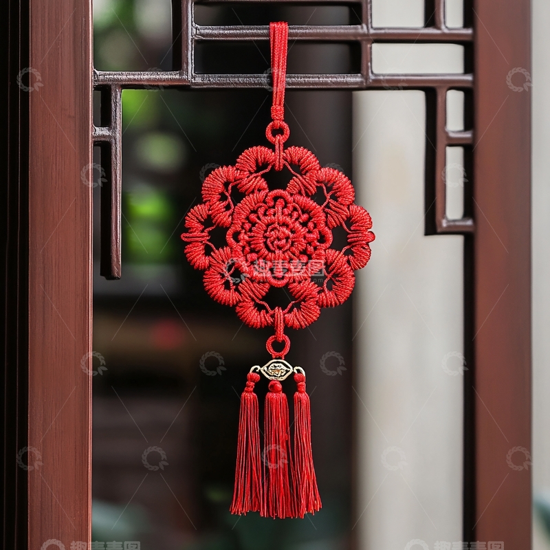 高清大图下载【趣麦麦图】平安结装饰品