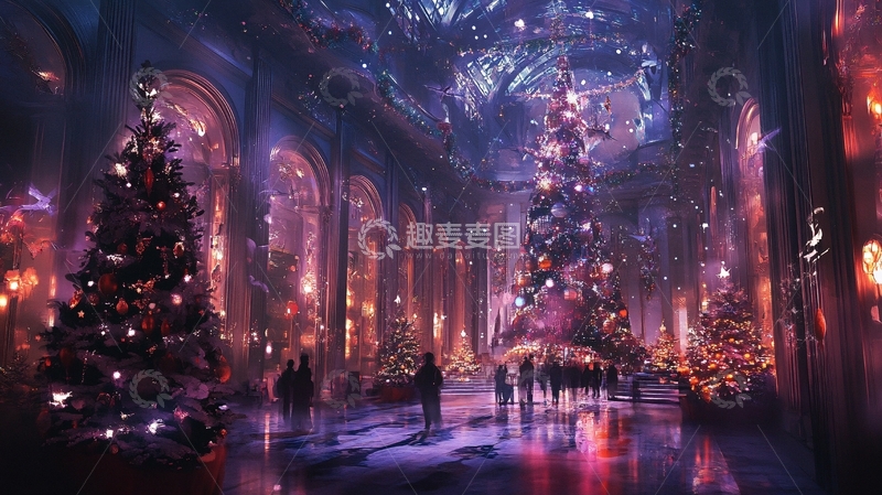 高清大图下载【趣麦麦图】环球度假区圣诞节