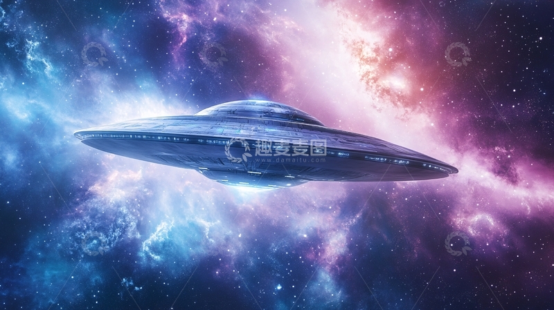 高清大图下载【趣麦麦图】科幻飞碟1