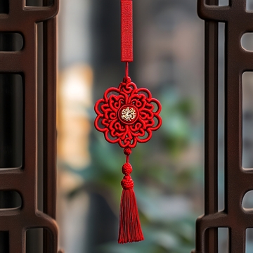 喜庆窗花装饰吊坠1
