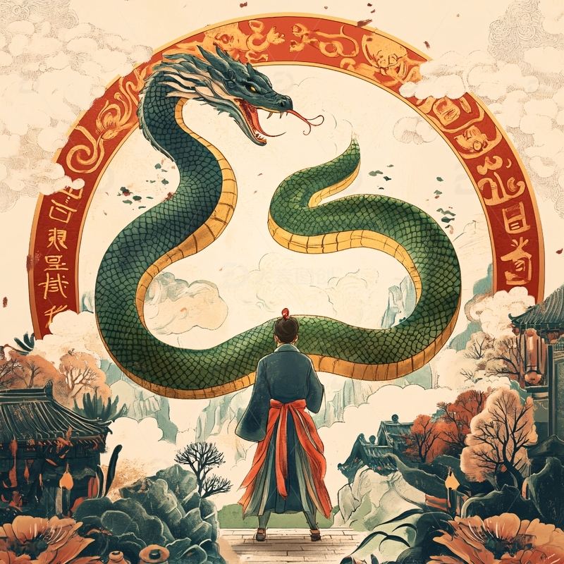 蛇年插画合集4