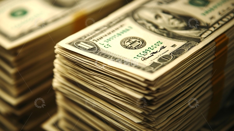 高清大图下载【趣麦麦图】财富创意钱财美金股市