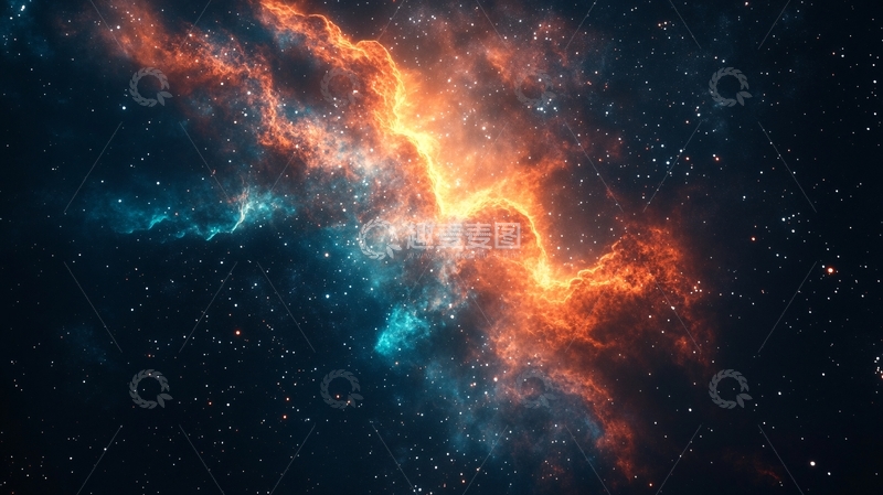 高清大图下载【趣麦麦图】炫酷星云星光闪闪1