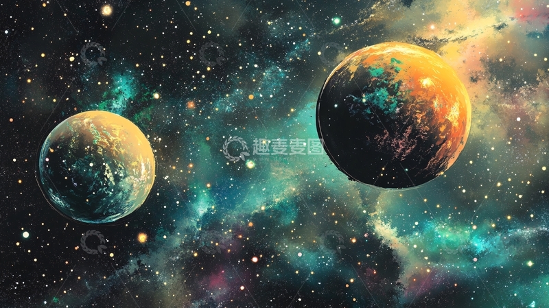 高清大图下载【趣麦麦图】星球星系星云