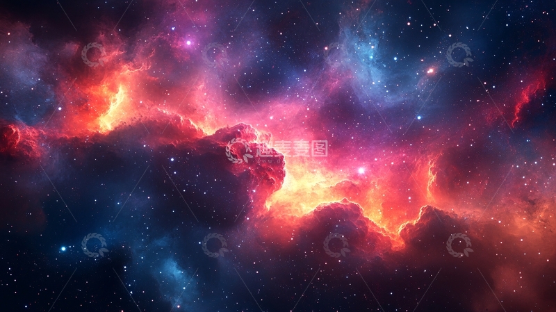 高清大图下载【趣麦麦图】星宙天文玫瑰星云3