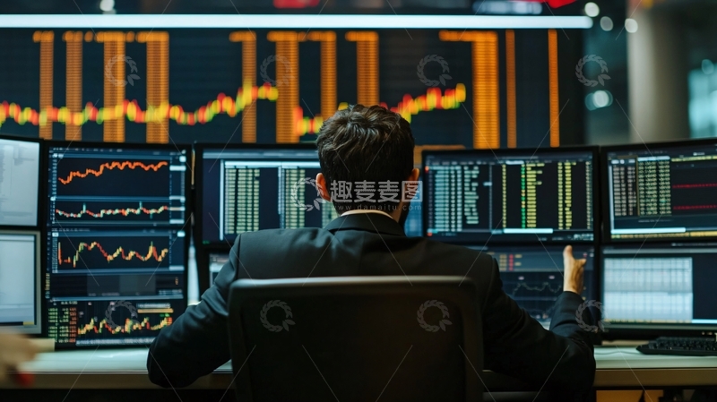 高清大图下载【趣麦麦图】股票交易场景