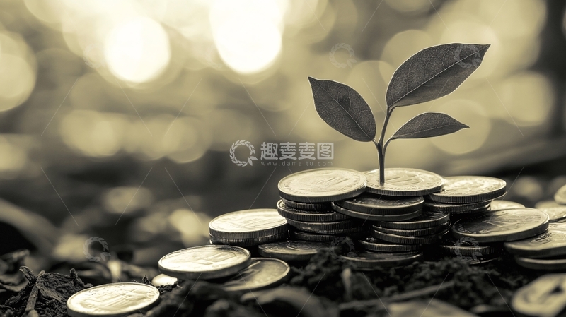 高清大图下载【趣麦麦图】金币滋养生命