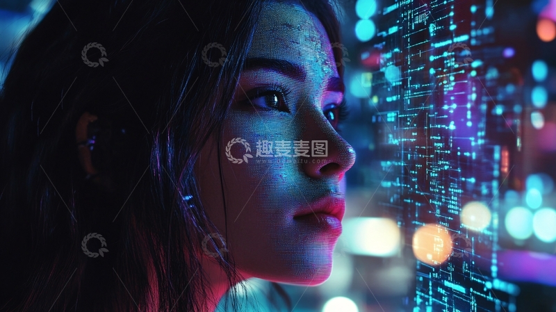 高清大图下载【趣麦麦图】智能技术应用