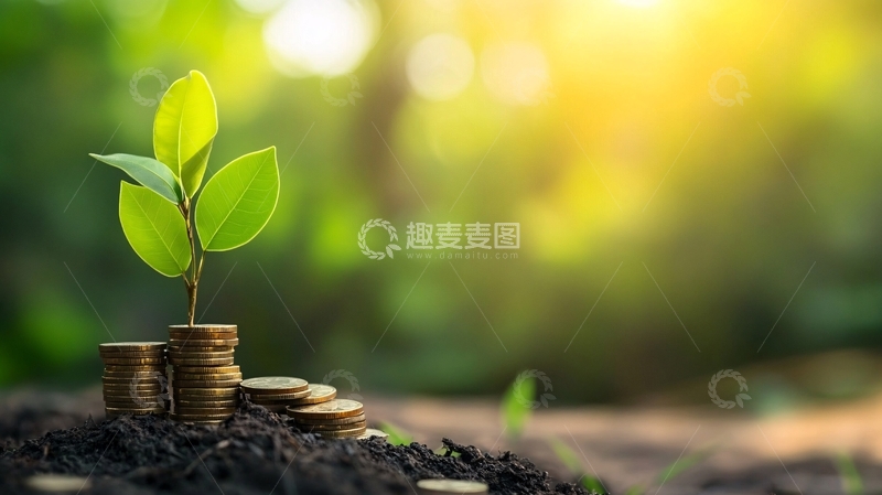 高清大图下载【趣麦麦图】推动绿色金融创新发展