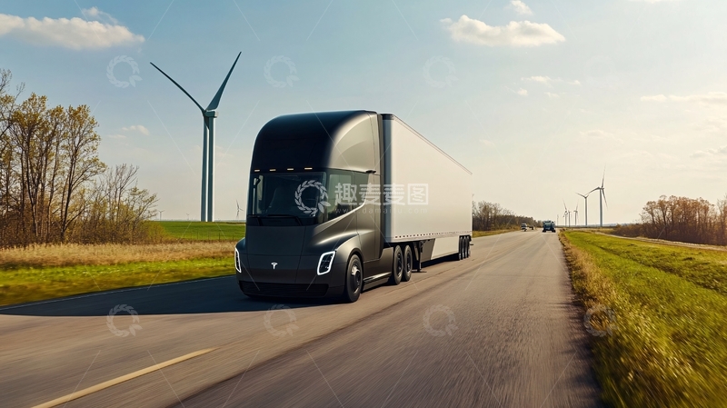 高清大图下载【趣麦麦图】无人驾驶运输车6