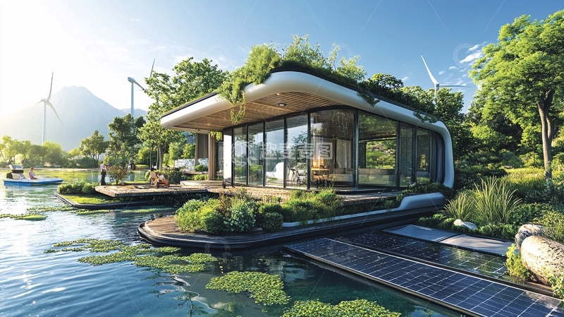 高清大图下载【趣麦麦图】新型节能环保屋