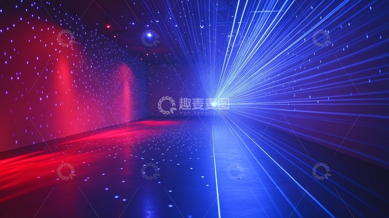 高清大图下载【趣麦麦图】科幻灯光走廊10