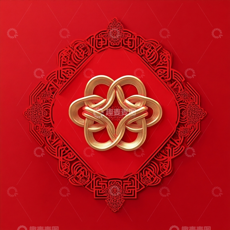高清大图下载【趣麦麦图】回族喜字