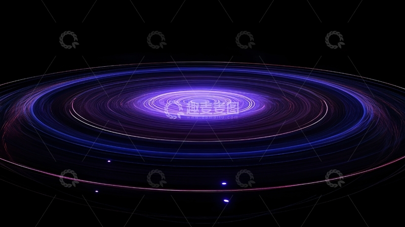 高清大图下载【趣麦麦图】超大气圆形特效背景2