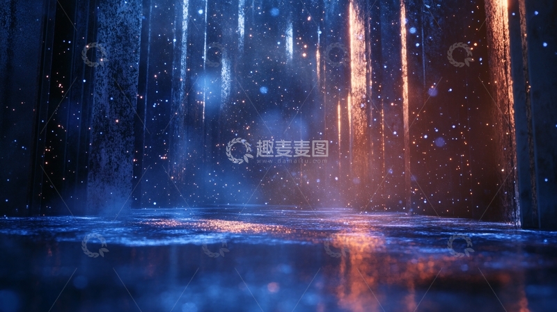 高清大图下载【趣麦麦图】高清飘雪背景