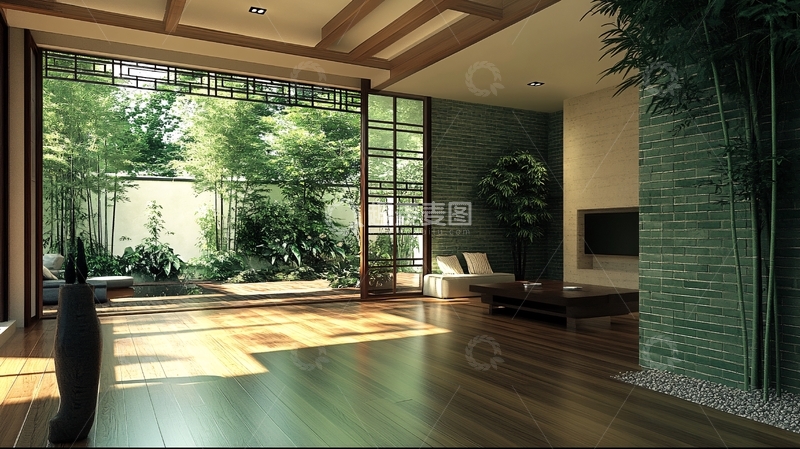 高清大图下载【趣麦麦图】竹题材电视背景