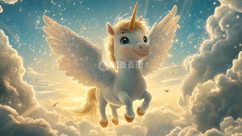 高清大图下载【趣麦麦图】独角兽壁纸