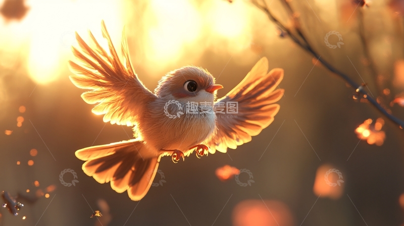 高清大图下载【趣麦麦图】唯美小鸟1