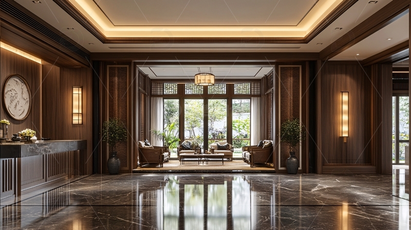 别墅会所会客厅1