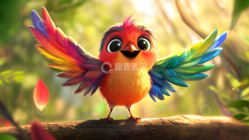 高清大图下载【趣麦麦图】小鸟吉祥物征集